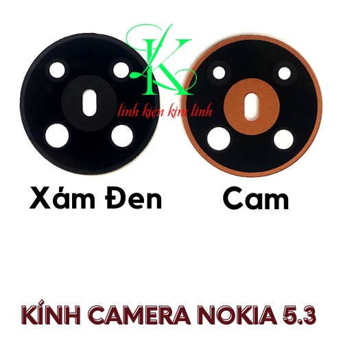 Kính camera nokia 5.3 có sẵn keo