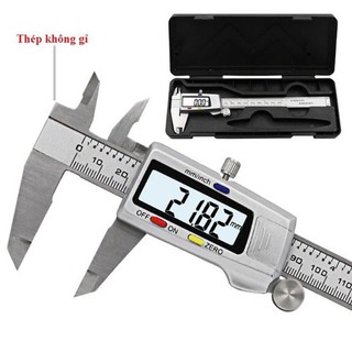 Thước cặp điện tử thép không gỉ 150mm-Tặng pin sơ cua - SYNTEK