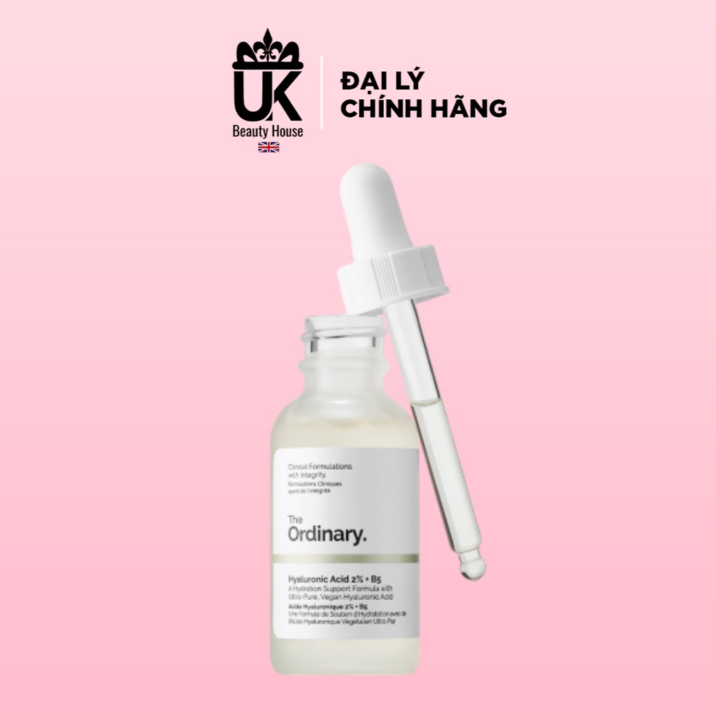 SERUM CẤP ẨM CHUYÊN SÂU, PHỤC HỒI DA HƯ TỔN HYALURONIC 2% + B5 THE ORDINARY 30ML