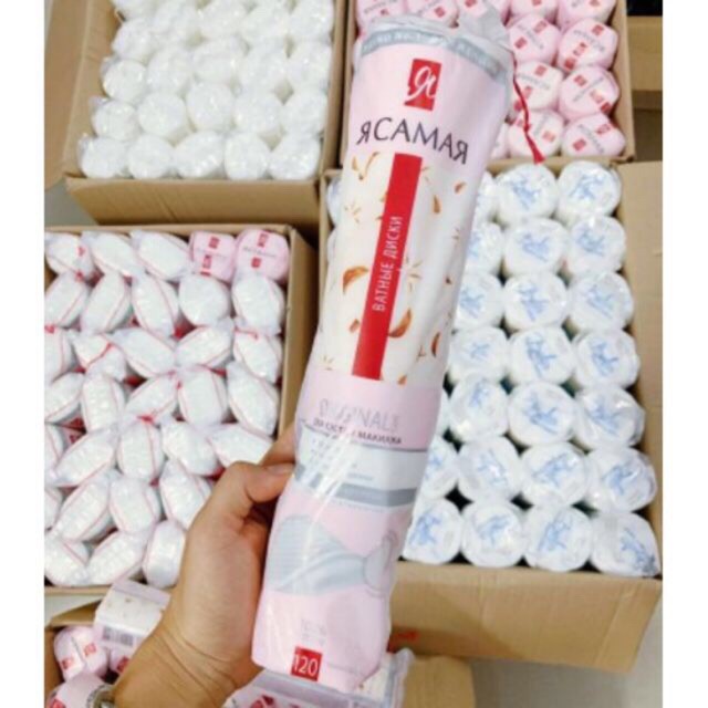 Bông Tẩy Trang Cotton Pads Ya Samaya Nga 120 Miếng