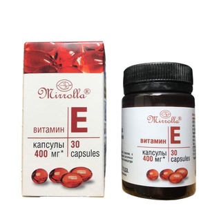 Vitamin E Đỏ Mirrolla Nga 270mg - 400mg