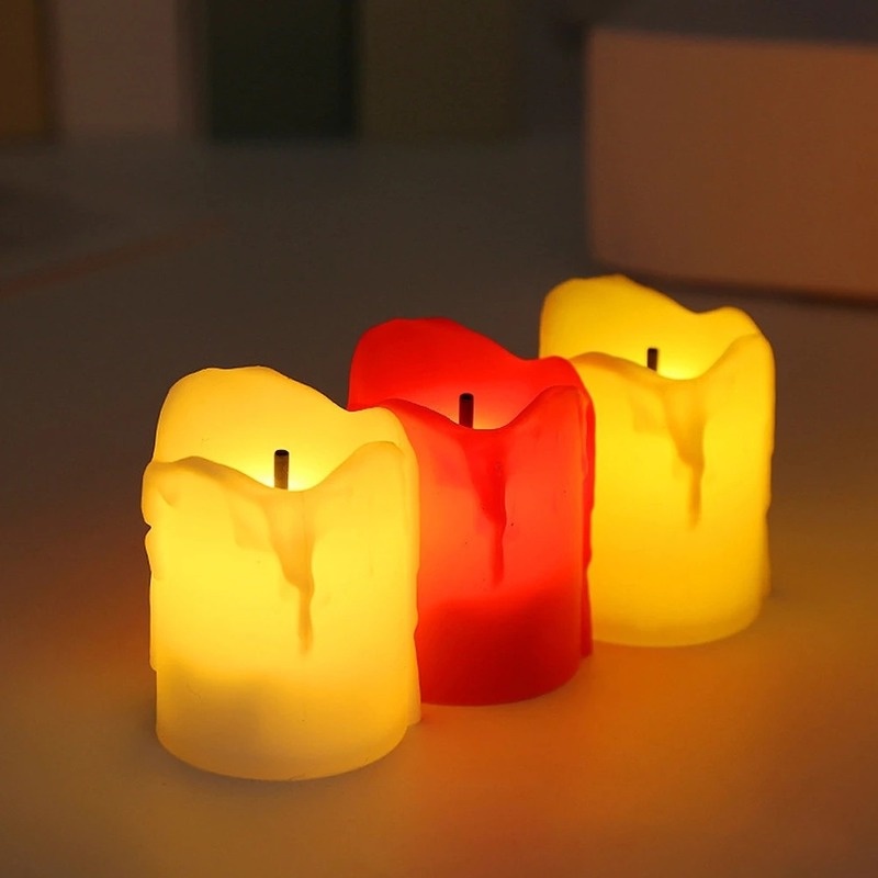 Đèn LED Giả Ngọn Lửa Nến Điện Tử Sử Dụng Pin