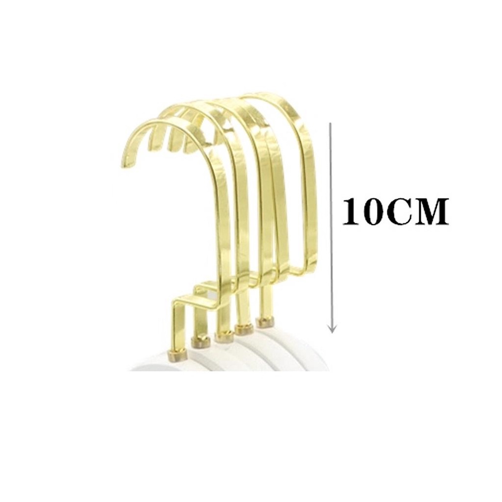 Combo 5 đầu móc vàng dài 15Cm- vàng vuông 10Cm