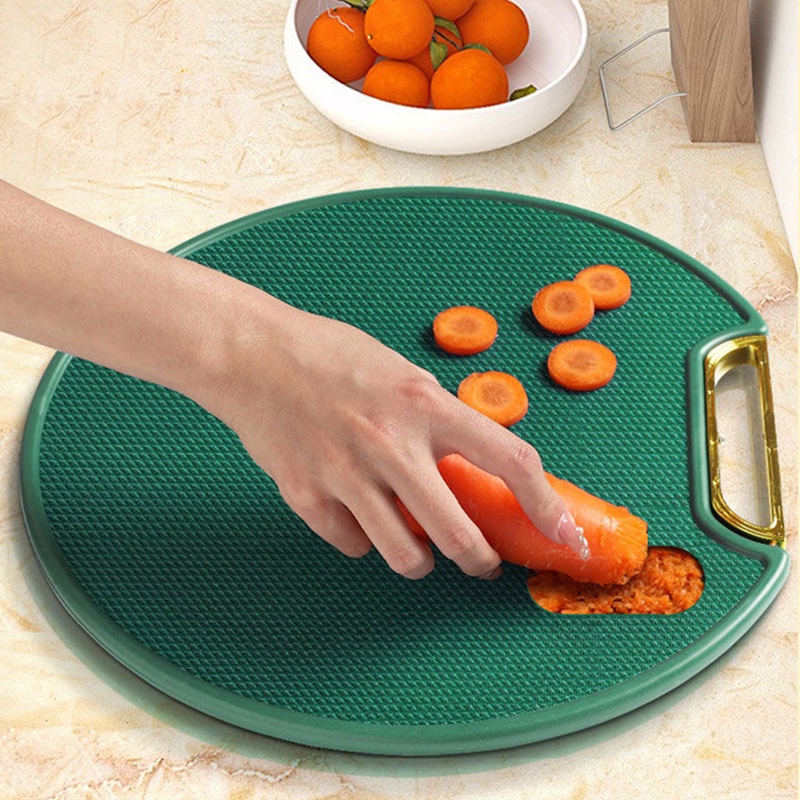 Thớt Cắt Trái Cây Hai Mặt Bằng Thép Không Gỉ 304 Cao Cấp