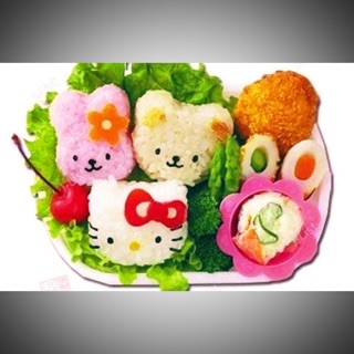 Sét 1 bộ 6 khuôn cơm hình thú ngộ nghĩnh cho bé