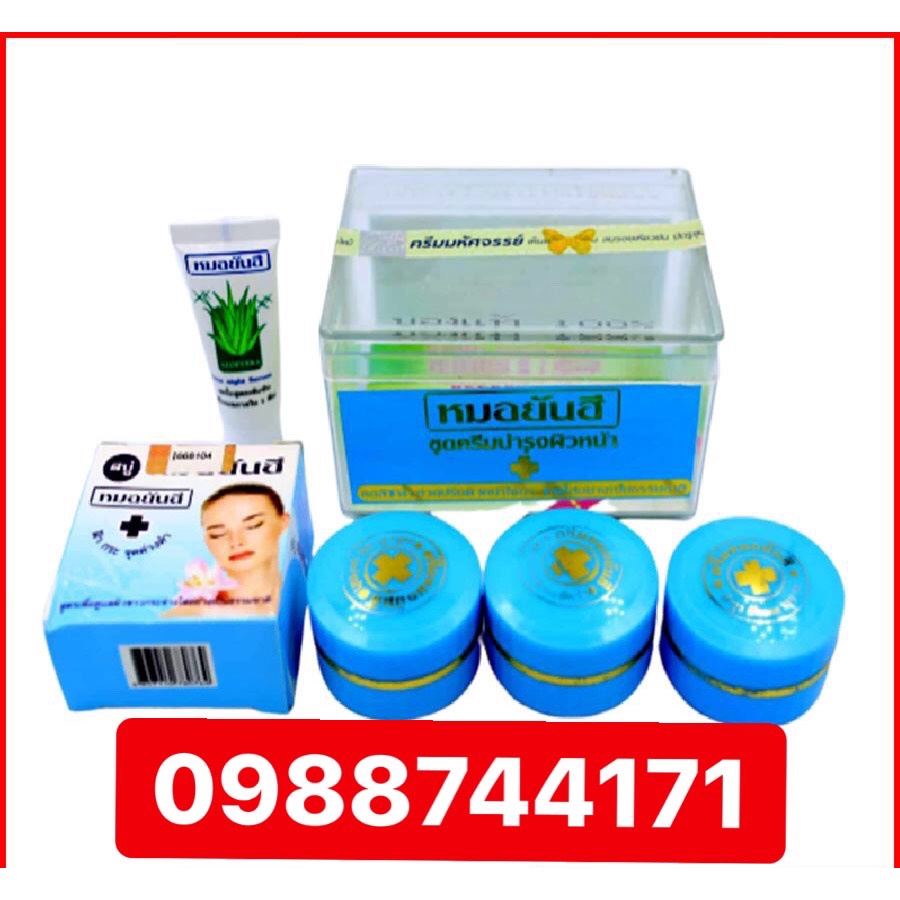 BỘ MỤN THÁI LAN MÀU XANH CHÍNH HÃNG