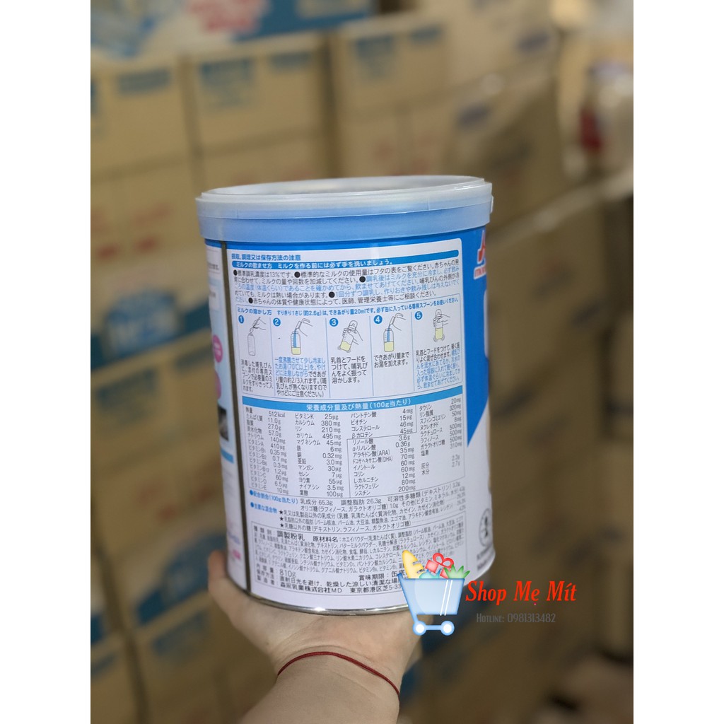 SỮA MORINAGA SỐ 0 NỘI ĐỊA NHẬT BẢN (HỘP 810gr)