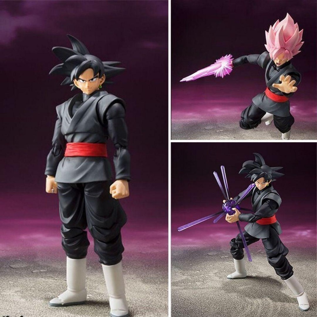 Mô hình Dragon Ball Goku Black 14cm 2018 S.H.Figuarts BANDAI Mô hình có khớp Nhựa PVC CHÍNH HÃNG NHẬT DBSHF07