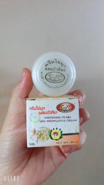 Kem KIM whitening Pearl and Snowlotus cream thái lan