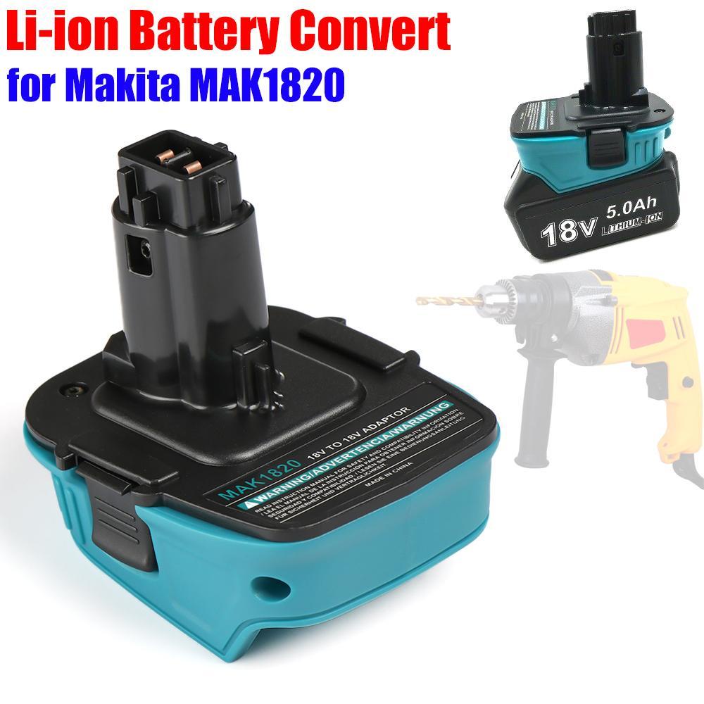BEBETTERM Bộ Chuyển Đổi Nguồn Pin Li-ion MAK1820 Cho Makita BL 18V Sang Dewalt NI-CD / NI-MH 18V