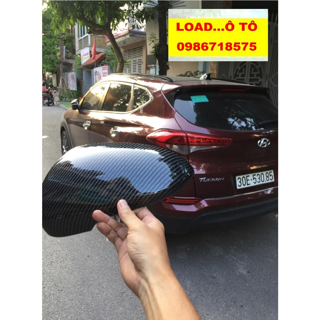 Ốp Gương Xe Huyndai Tucson 2018-2021 Mẫu Carbon Cao Cấp Nhất Thị Trường