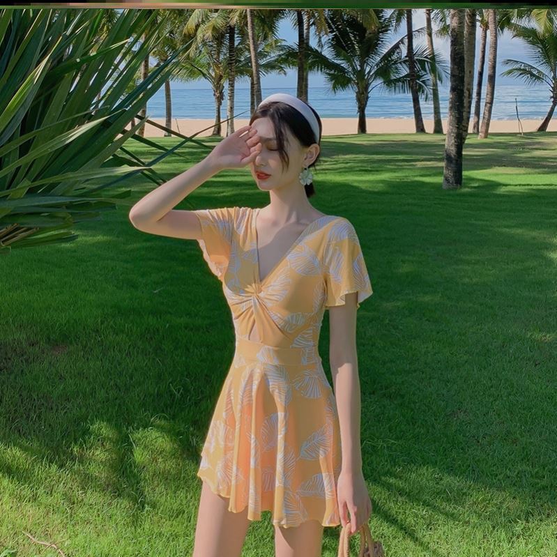 Bộ Đồ Bơi Mỏng Kín Đáo Che Phủ Bụng Phong Cách Hàn Quốc Quyến Rũ Cho Nữ | BigBuy360 - bigbuy360.vn