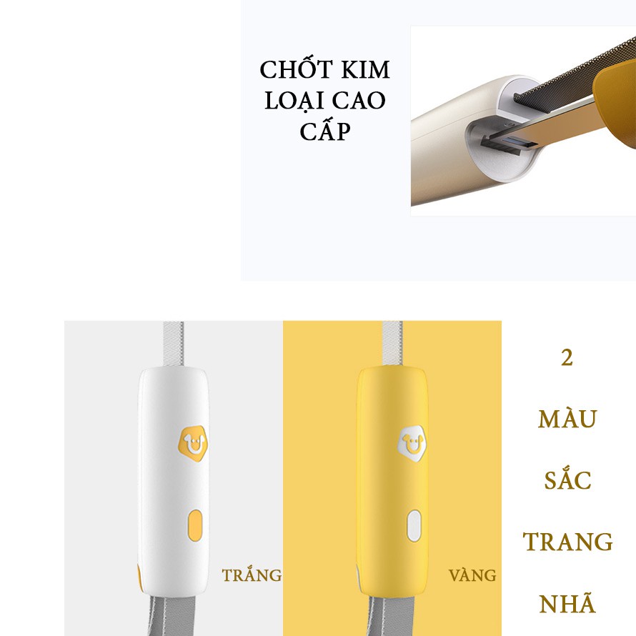 Dây dắt chó đi dạo Hipipet chốt nhạy dây đan dù chắc chắn