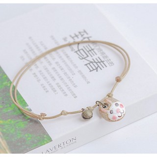 [NAMIYA] VÒNG TAY GỐM THỎ NGÁO