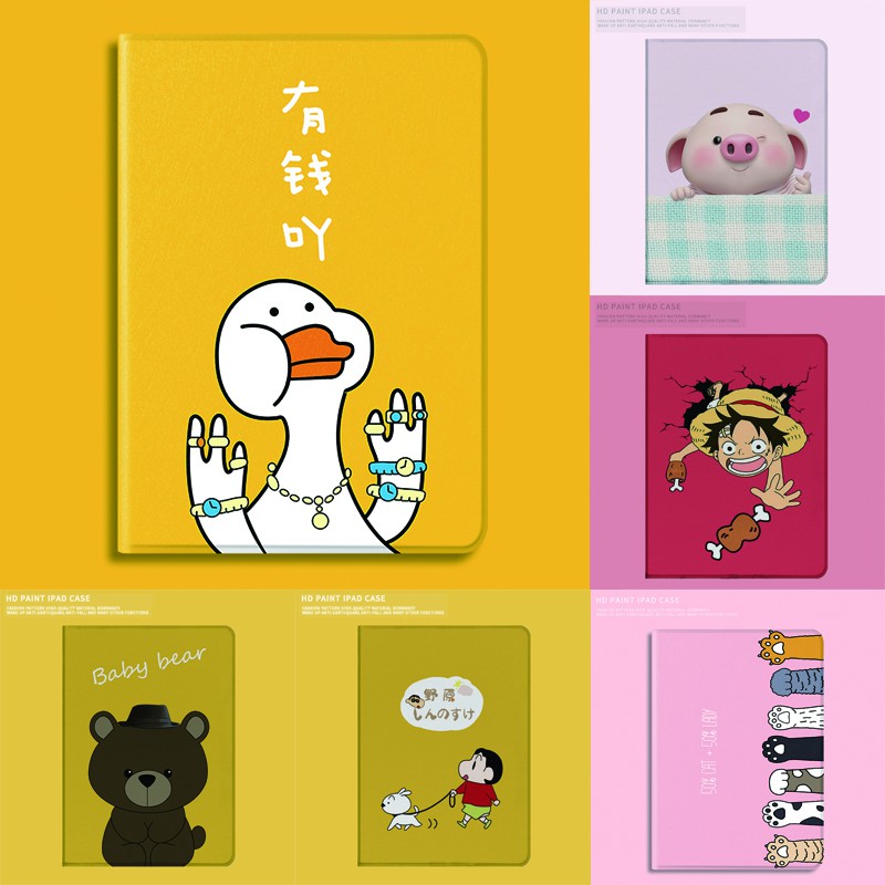 Bao da Ipad air 4 10.9/pro 11 /gen 6 gen 5 9.7 gen 8 gen 7 10.2 iPad 2-3-4 / air 1 air 2 air 3 Mini 1/ 2/3/4/5 ipad new 2021-2018 / pro 10.5 /pro 9.7 Bao da họa tiết hoạt hình