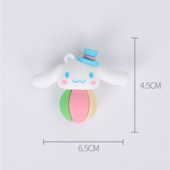 Mô hình Cinnamoroll tinh nghịch dễ thương cho các bạn làm móc khóa, dán Jibbitz, DIY