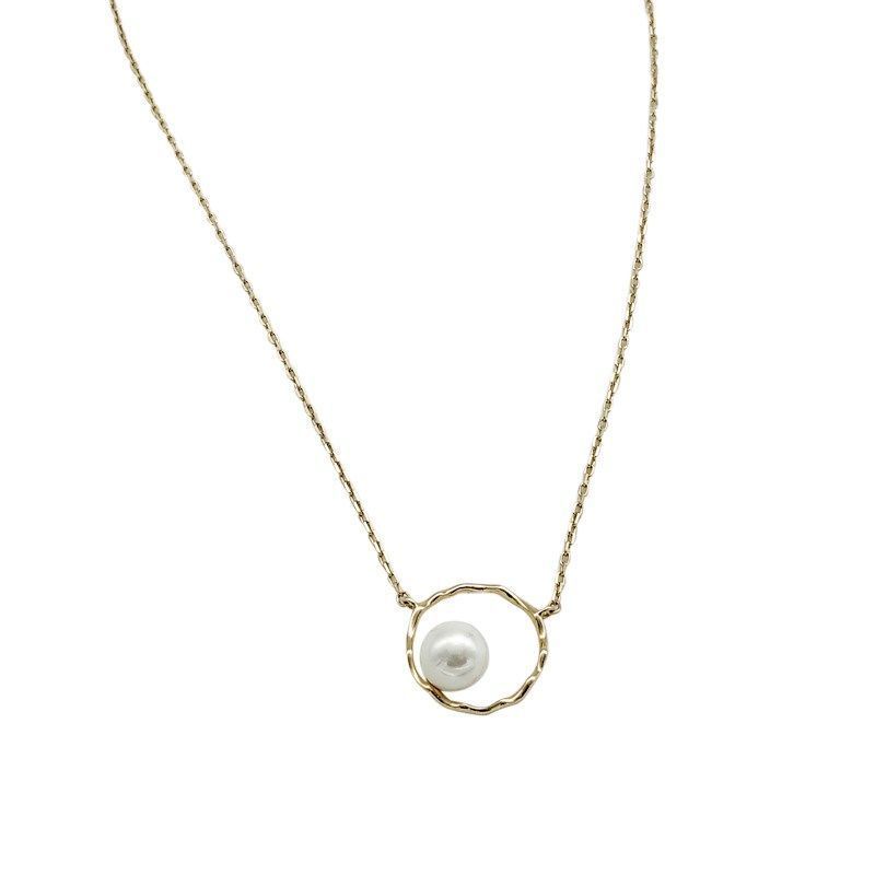 Vòng Cổ Choker Gắn Ngọc Trai Thời Trang Hàn Quốc Cho Nữ