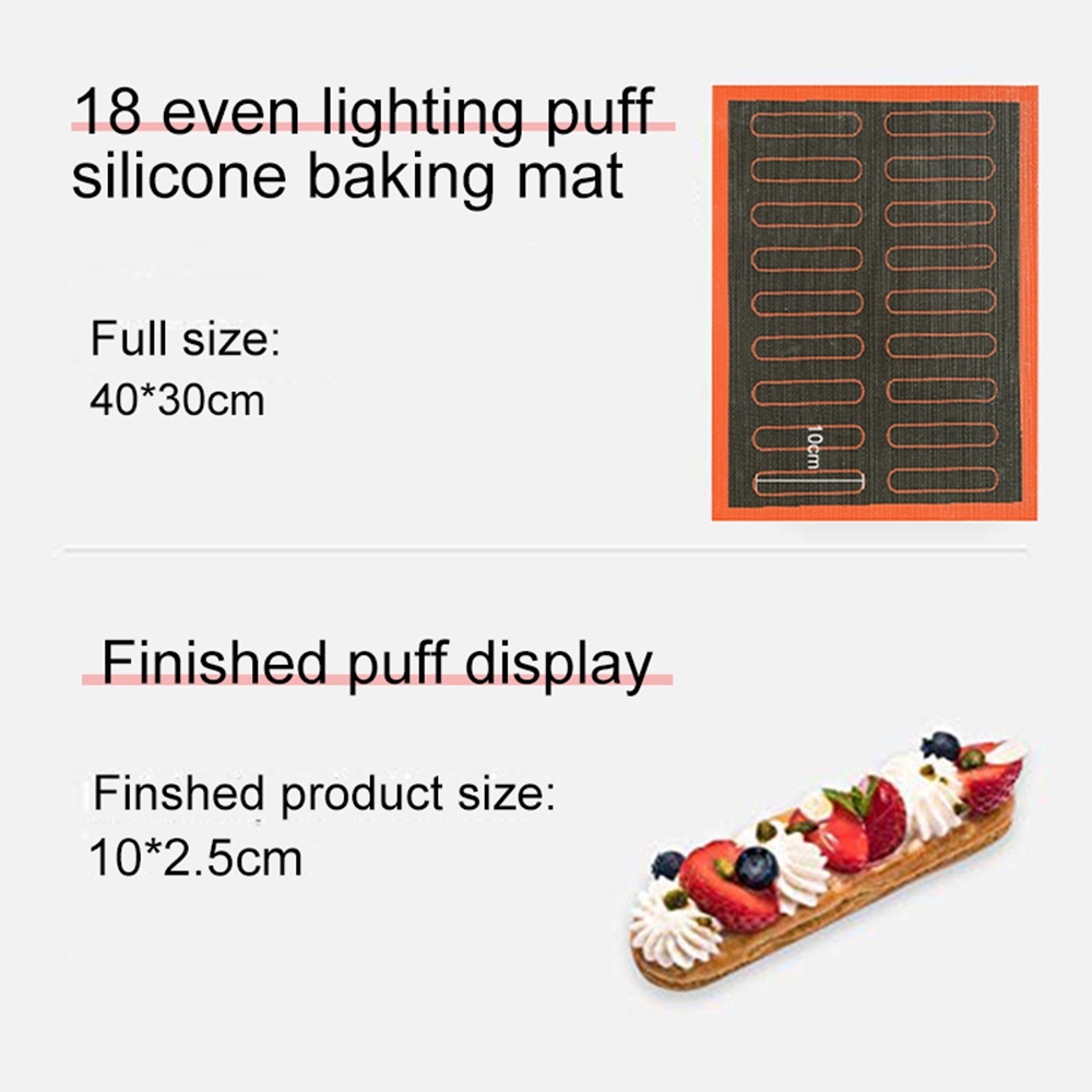 Tấm nướng bánh bằng silicone chống dính chịu nhiệt tiện dụng