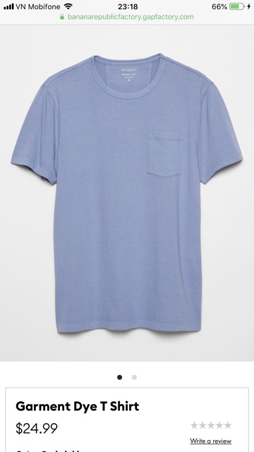 Áo thun Banana Republic vnxk xịn