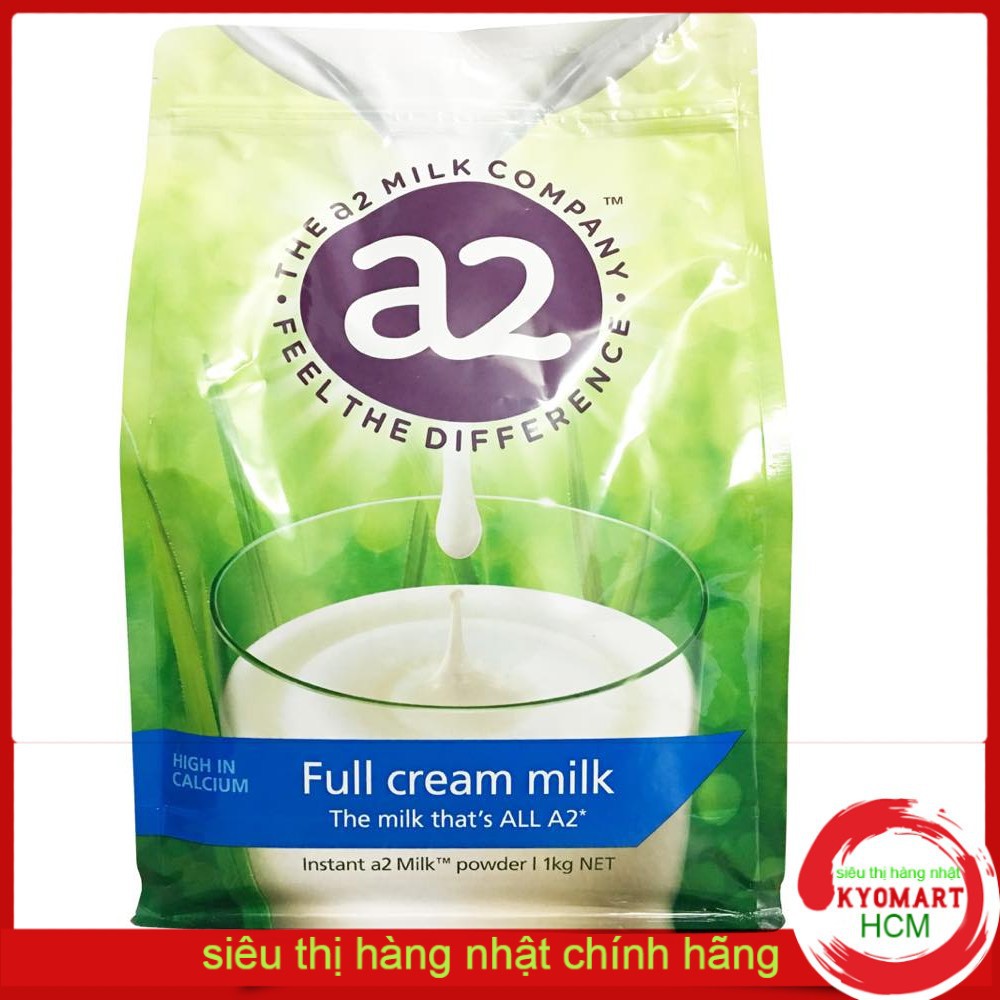 Sữa tươi A2 Úc, Sữa Tươi Nguyên Kem Dạng Bột gói 1kg