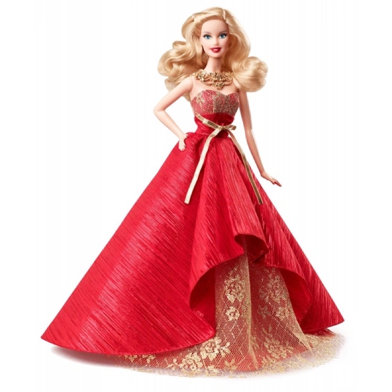 Thanh lí váy dạ hội đỏ như ảnh cho búp bê barbie