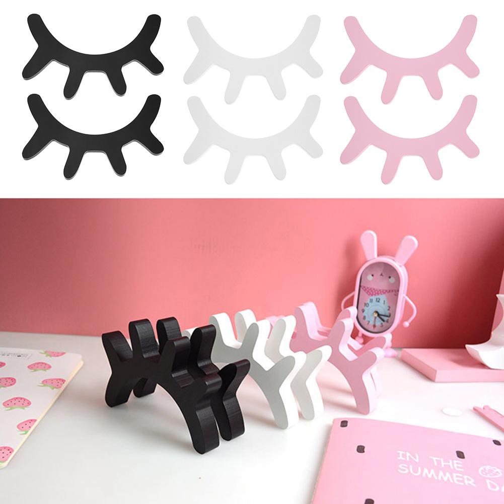 2 Phụ kiện dán tường hình mí mắt 3D dễ thương bắt mắt