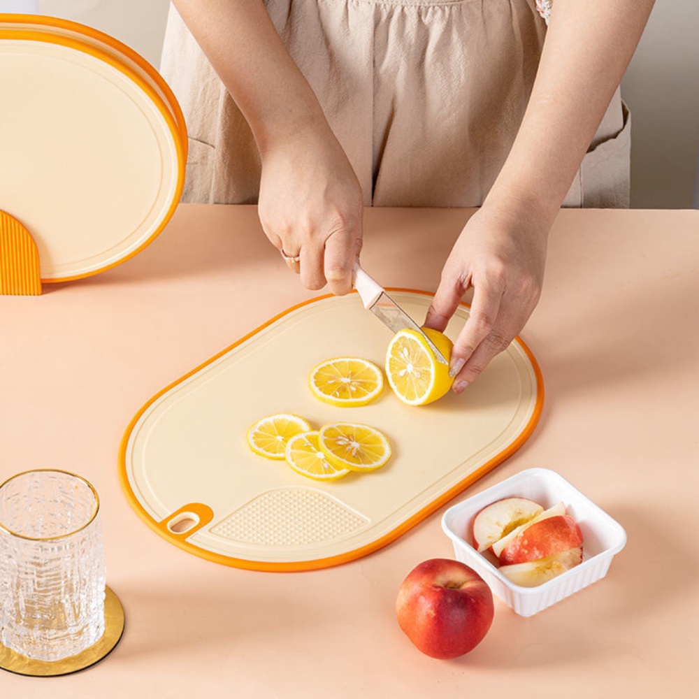 Thớt lúa mạch kháng khuẩn không nấm mốc nhà bếp đa năng phân loại thực phẩm