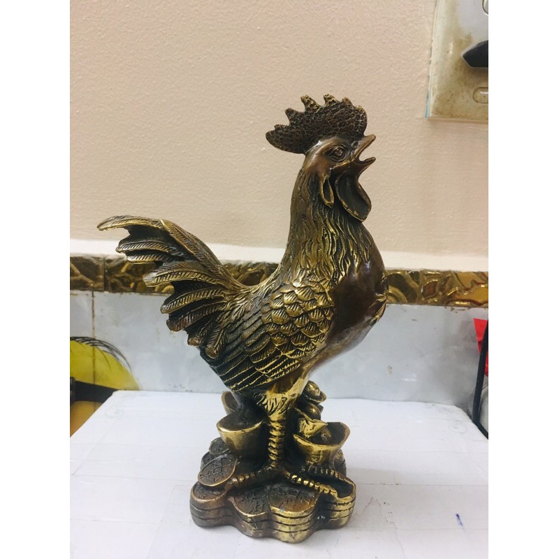 tượng gà trống chiêu tài