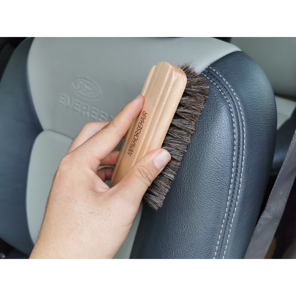 Bàn Chải Lông Ngựa Vệ Sinh Nội Thất Ô tô Không Làm Xước Nội Thất HORSEHAIR BRUSH