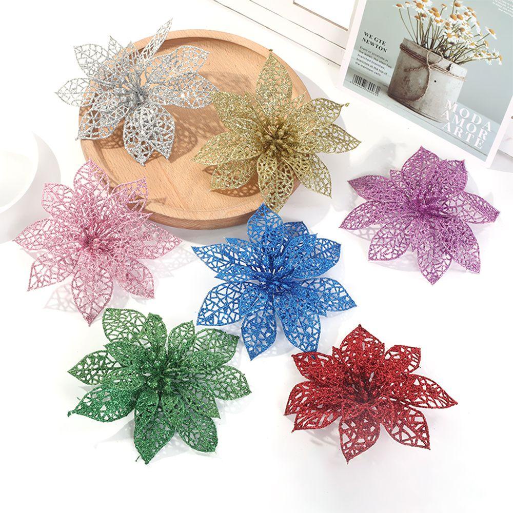 Set 10 Phụ Kiện Trang Trí Giáng Sinh Lấp Lánh