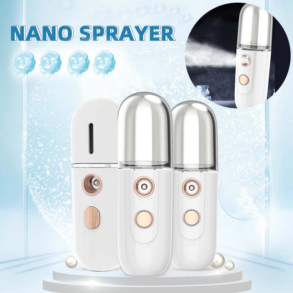 Máy phun sương Foreverlily tạo độ ẩm nano mini 30ml có sạc USB tiện dụng