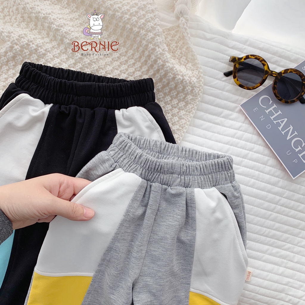 Bộ cotton da cá kéo khoá phong cách thể thao cho bé trai, bộ thun unisex hàng đẹp cho bé