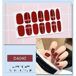 Set 14 Sticker Dán Móng Nghệ Thuật