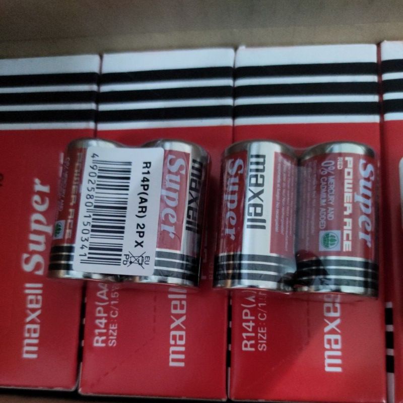 combo 10 viên pin trung maxell,pin trung size c