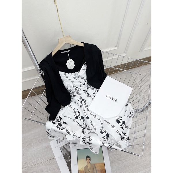 [ 𝐅𝐑𝐄𝐄 𝐒𝐇𝐈𝐏 ]  SÉT 2 MÓN CADIGAN KHOÁC MIX VÁY HOA 2 DÂY DÚM NGỰC