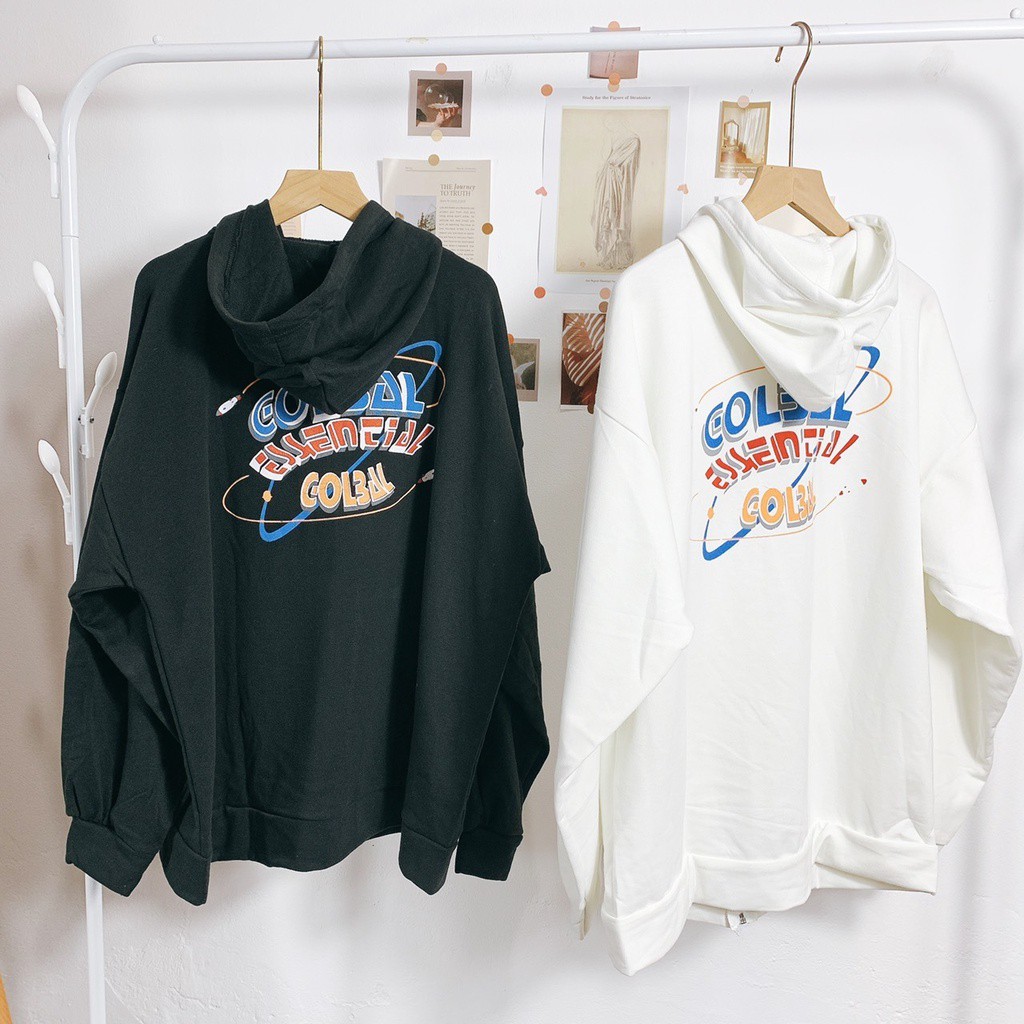 Áo Khoác Nỉ Ngoại Global- Áo Hoodie Kéo Khóa Dáng Rộng Unisex | BigBuy360 - bigbuy360.vn