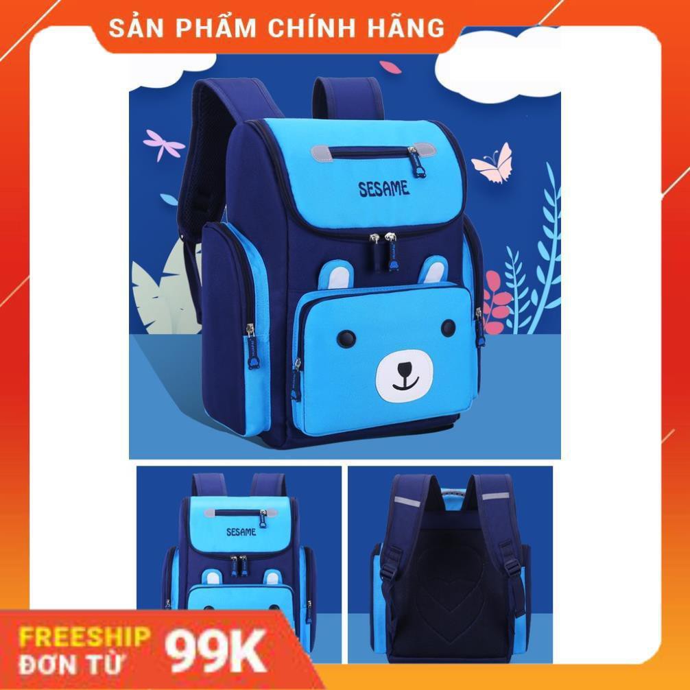 Balo đi học tiểu học cấp 1 cấp 2, cặp sách siêu nhẹ chống gù lưng bé gái bé trai
