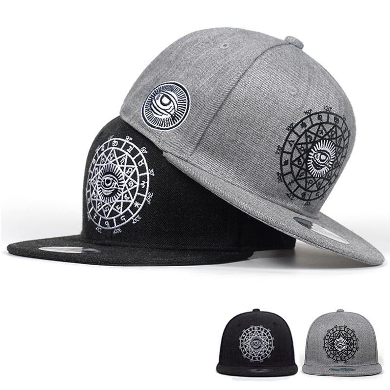 thời trang mũ lưỡi trai thêu chữ phong cách hip hop