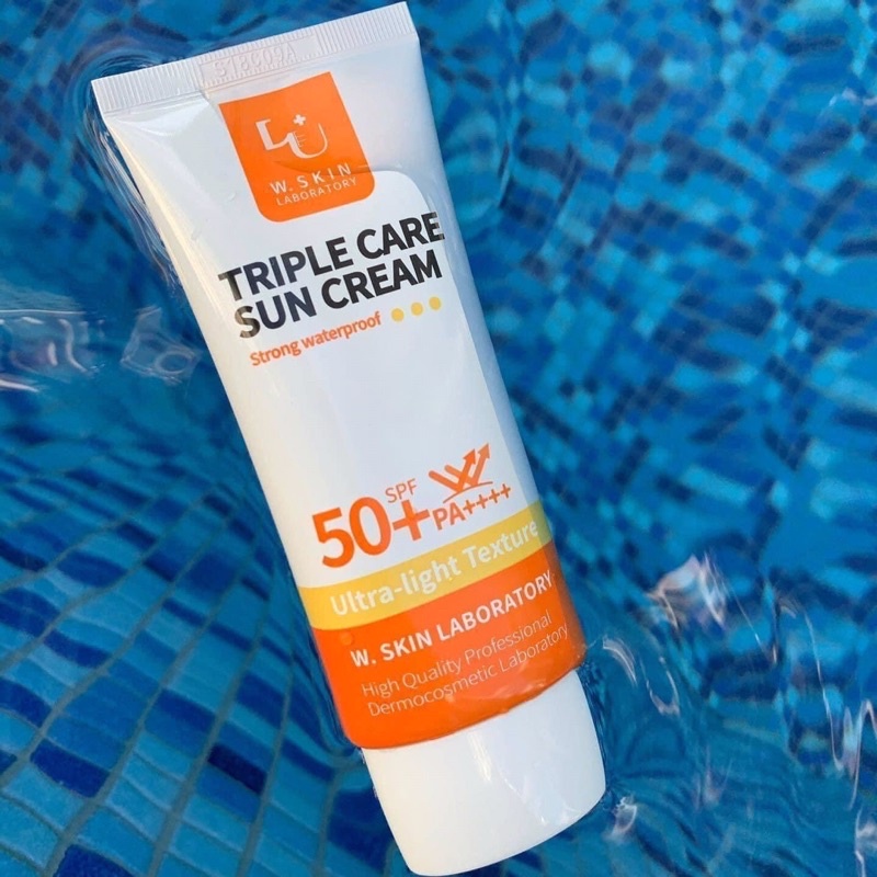 ✔️ CHÍNH HÃNG WSKIN - KEM CHỐNG NẮNG TRIPLE CARE SUN CREAM SPF50+/PA++++ 60G