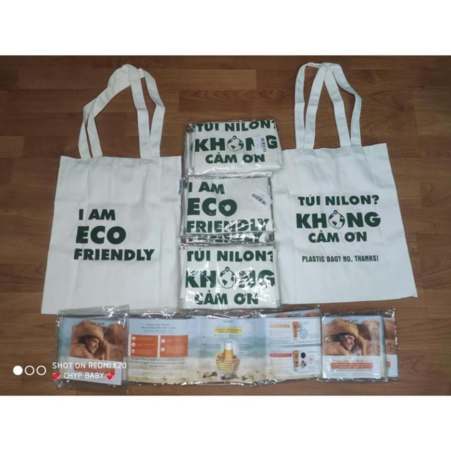 Túi vải tote đeo vai