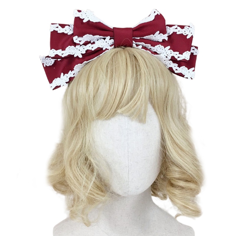 Flgo Băng Đô Nơ Ren Ruy Băng Lớn Tuyệt Đẹp Hóa Trang Nhân Vật Anime Lolita