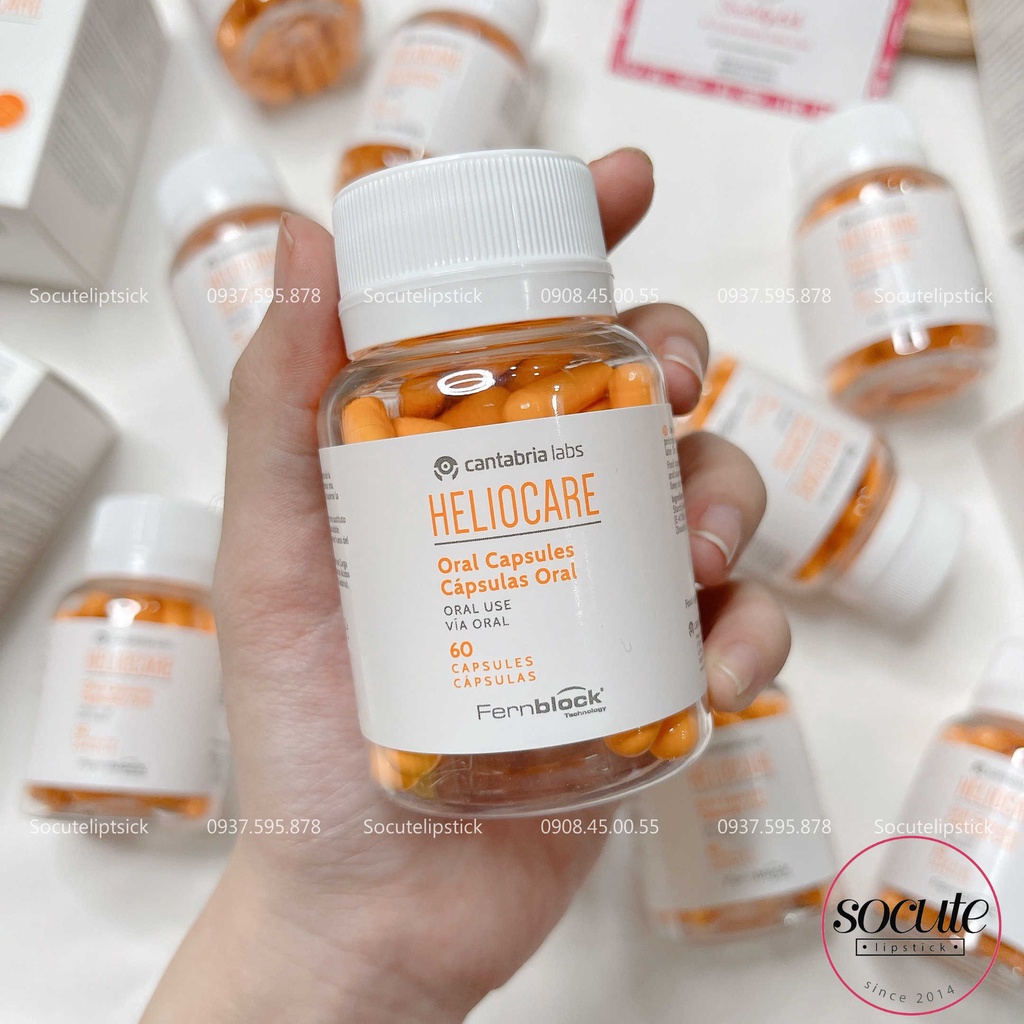 VIÊN CHỐNG NẮNG HELIOCARE ORAL CAPSULES DATE 2024 60V