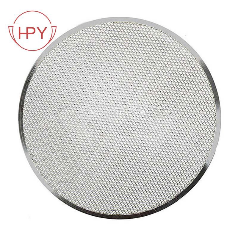 【Ready Stock】Round Pizza Oven Baking Tray Grate Nonstick Mesh Net(9 Inch)