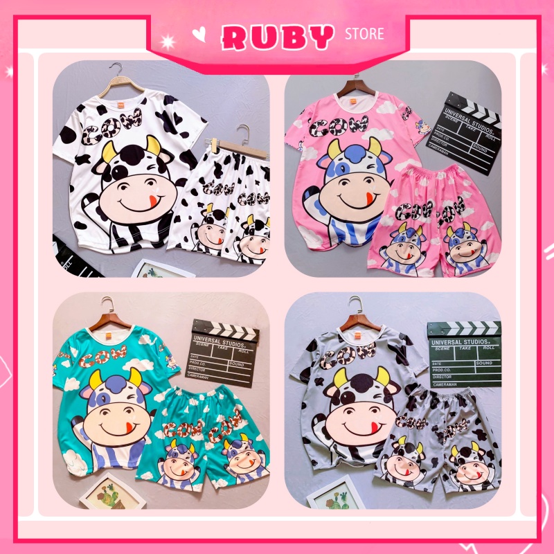 Đồ bộ mặc nhà ❤ Set bộ bé trai bé gái DOREMON siêu dễ thương (5KG - 70KG) chất thun mềm mịn mát DBRBD FULL SIZE