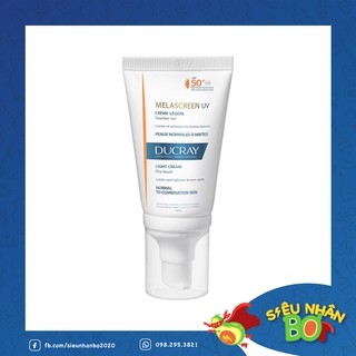 Kem Chống Nắng Ducray Melascreen UV Light Cream Dry Touch SPF 50+ 40ml