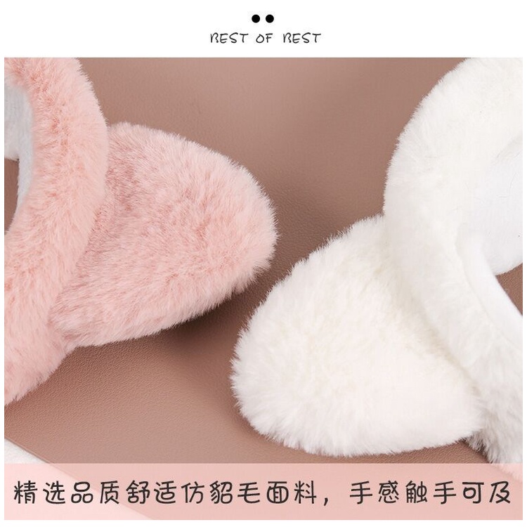 Haimeikang Tai mèo dễ thương mới Băng đô sang trọng Mũ màu rắn