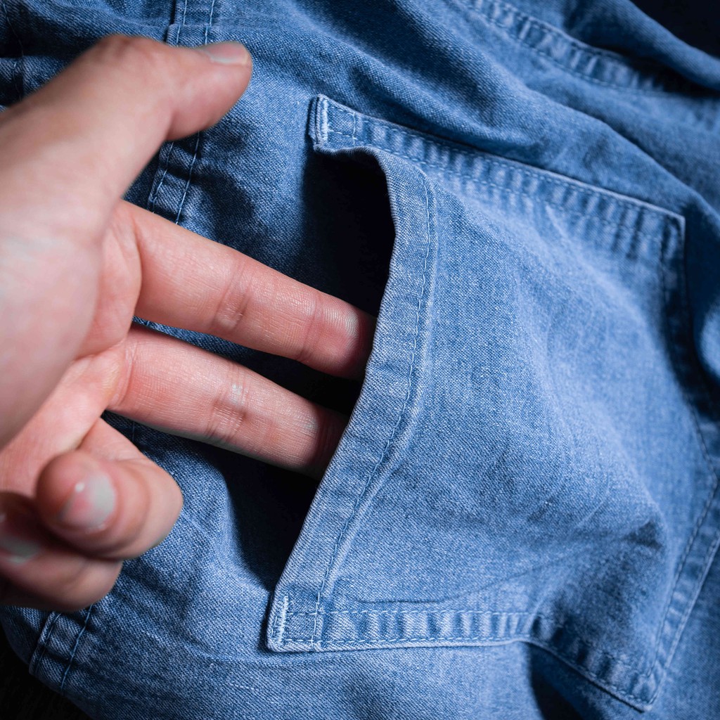 Quần short Jeans nam xanh wash sang DQ30 | BigBuy360 - bigbuy360.vn