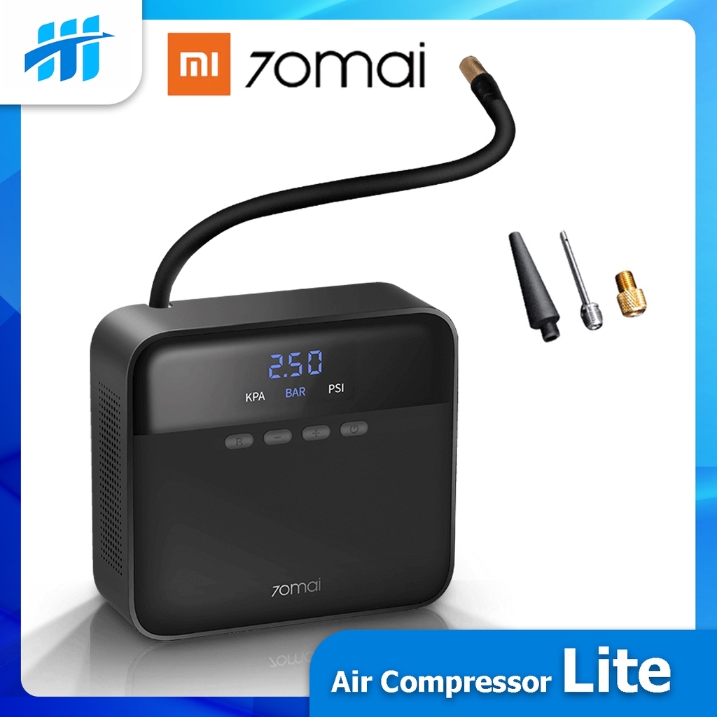 Bơm lốp mini Xiaomi 70mai Air Compressor Lite sử dụng cho xe hơi