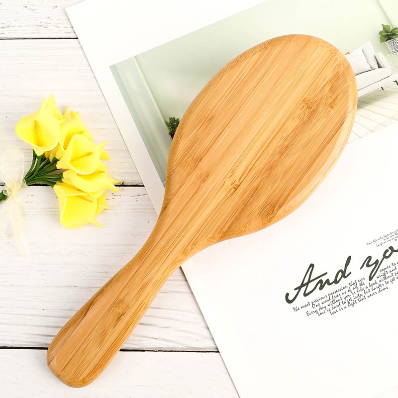 [Hàng mới về] Lược chải tóc massage da đầu bằng gỗ tre