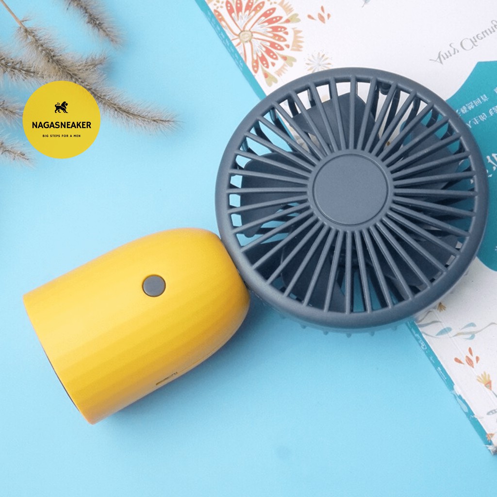 Quạt Mini Cầm Tay Mini FAN 3 cấp độ, gió mạnh pin lâu thiết kế đẹp chắc chắn